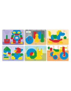 PLANTILLAS PEGS 15 mm. 6...