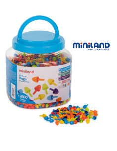 PEGS 10 mm. 2600 pzs MINILAND