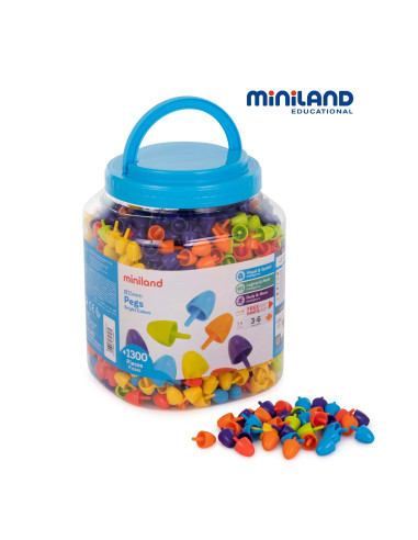 PEGS 15 mm. 1300 pzs MINILAND
