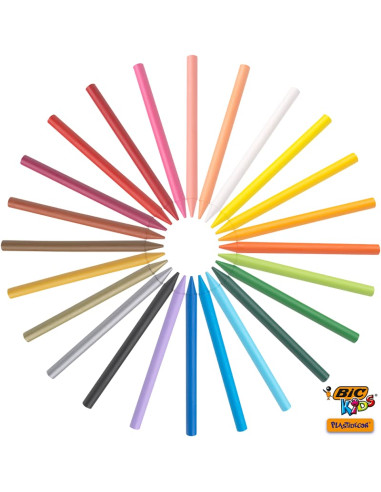 CERAS PLASTIDECOR 25 ceras NARANJA