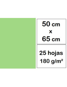 CARTULINAS 50x65 cm 25 h...