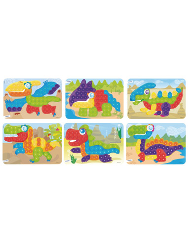 PLANTILLAS PEGS 20 mm. 6 Uds. MINILAND