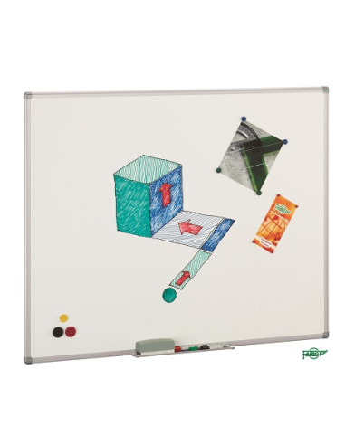 PIZARRA BLANCA ACERO VITRIFICADO 61 x...