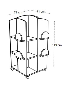 TORRE EXPOSITOR LIBROS 2
