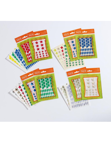 GOMETS CORAZON-LÁGRIMA SURTIDOS