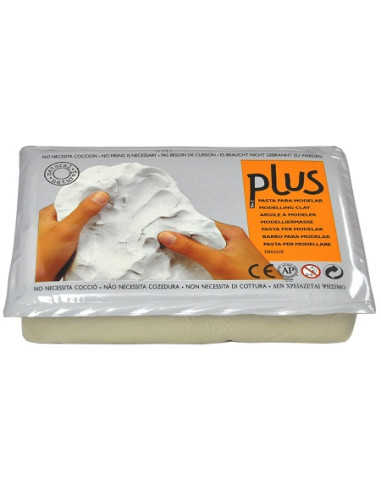 Arcilla PLUS Blanca 1,5 Kg