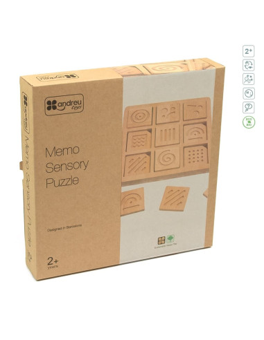JUEGO MEMORIA SENSORIAL ANDREU TOYS