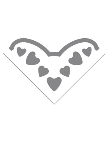 TROQUELADOR ESQUINAS CORAZONES 38 mm.