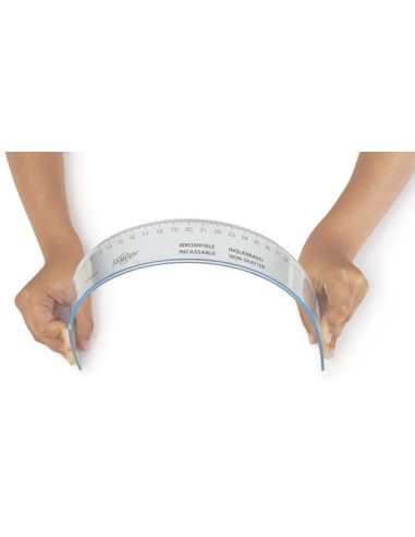 REGLA FAIBO 20 CM IRROMPIBLE
