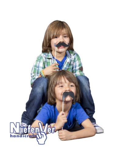 BIGOTES CARTULINA NIEFENVER 6 Uds.