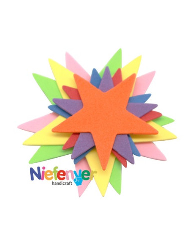 ESTRELLAS CAUCHO EVA 7 Uds.