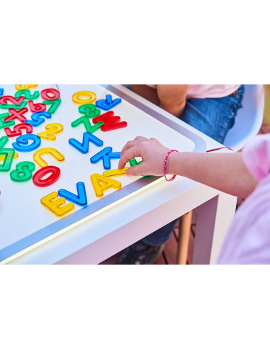 NÚMEROS TRANSPARENTES 5 cm.