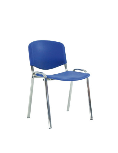 SILLA FISSA POLIPROPILENO TUBO NEGRO...