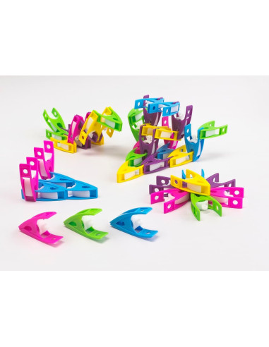 CONSTRUYE CON PINZAS 30 uds