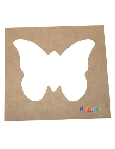PLANTILLA FORMA MARIPOSA 4 Uds.