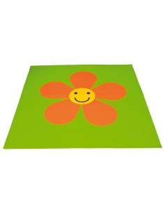 TAPETE FLOR 200 x 200 x 3 cm.