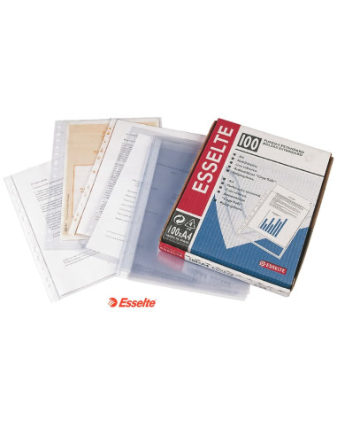 FUNDAS MULTITALADRO ESSELTE A4 PIEL...