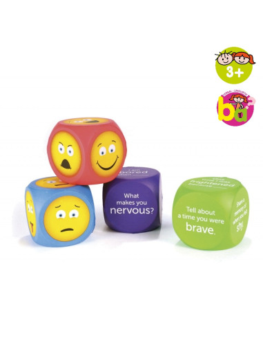 DADO EMOJI PRENGUNTAS EN INGLÉS...