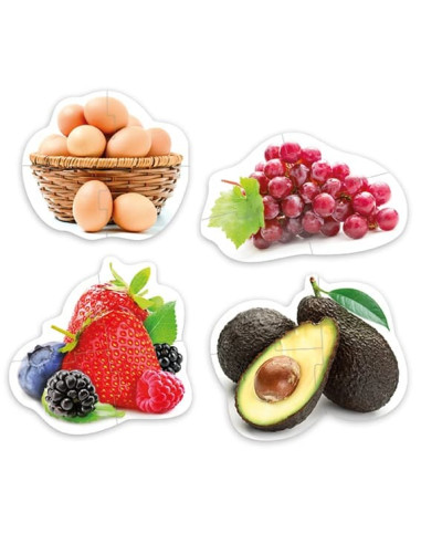 BABY PUZZLES ALIMENTOS SANOS AKROS