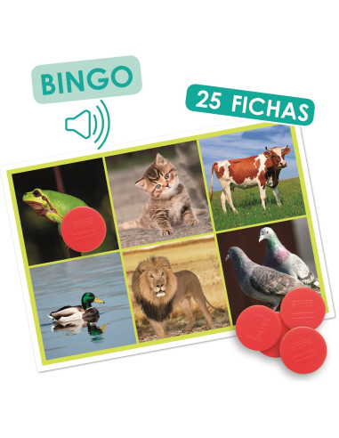 BINGO: LOS ANIMALES Y LA NATURALEZA...