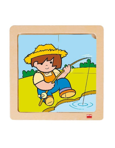 PUZZLES ZARO Y NITA 4 PIEZAS AKROS