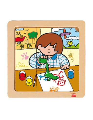 PUZZLE ZARO Y NITA 9 PIEZAS AKROS