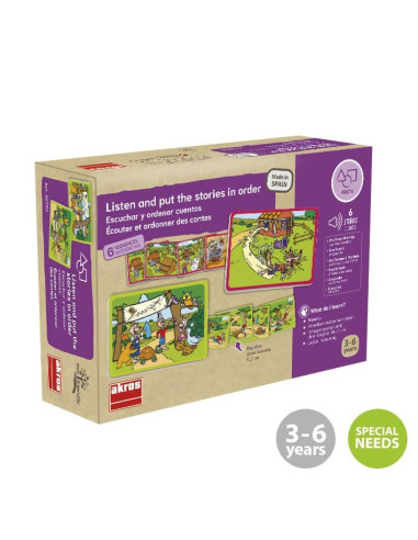 ESCUCHAR Y ORDENAR CUENTOS AKROS