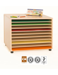 MUEBLE CARTULINAS HORIZONTAL