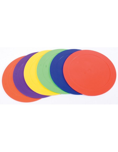 CIRCULOS DE CAUCHO Ø 23 cm. 6 Uds.