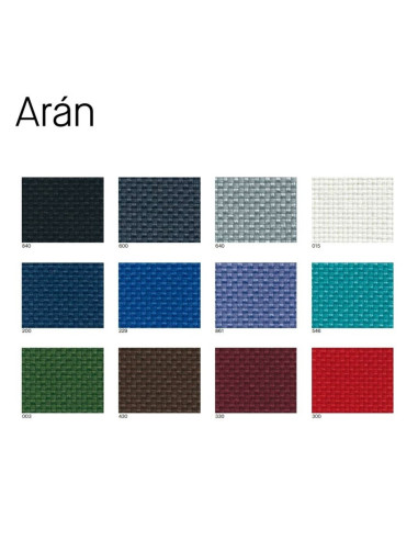 SILLA FISSA TUBO NEGRO BASIC AZUL