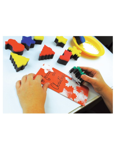 ESPONJAS PARA IMPRIMIR NAVIDAD 10 ud...