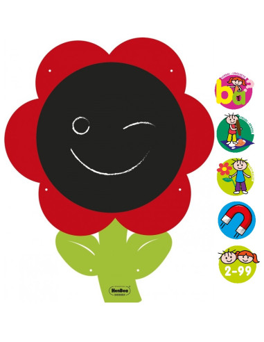 PIZARRA GIGANTE FLOR HENBEA