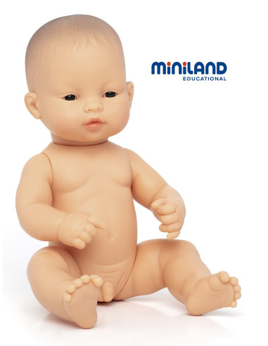 MUÑECO RECIÉN NACIDO ASIÁTICO 32 cm....