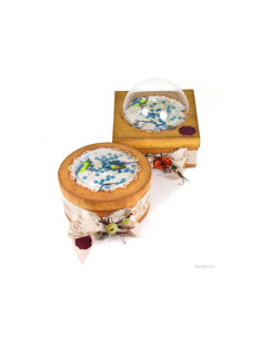 CAJA PAPEL MACHE REDONDA 8... 2