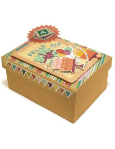 CAJA PAPEL MACHE CUADRADA 8... 2