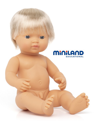 MUÑECO RECIÉN NACIDO EUROPEO 38 cm....