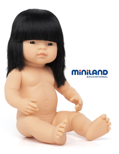 MUÑECA RECIÉN NACIDO ASIÁTICA 38 cm....