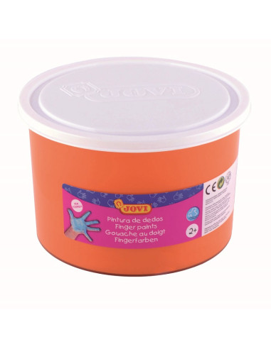 PINTURA DEDOS JOVI 500 ml NARANJA