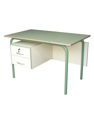 MESA PROFESOR 120x75x75 cm. NEGRO/HAYA