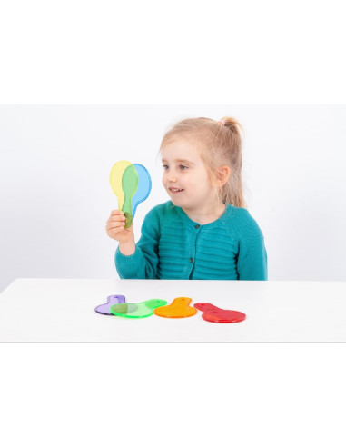 PALETAS COLOR TRANSPARENTE 6 uds