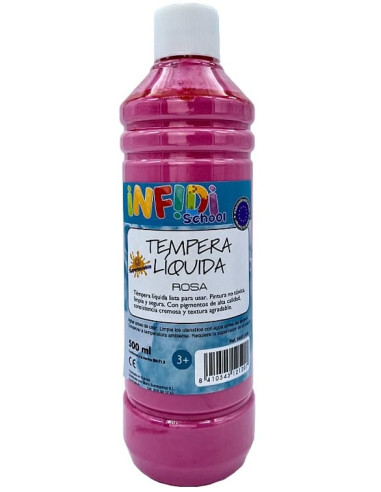 TEMPERA LIQUIDA INFIDI 500 ml ROSA