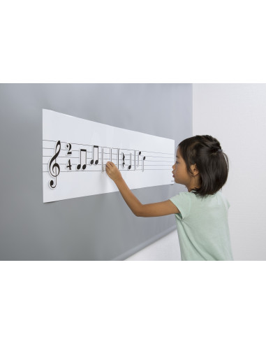 PIZARRA PENTAGRAMA MAGNÉTICA MINILAND