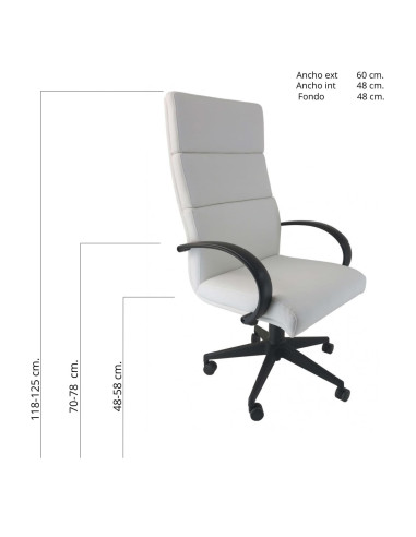 SILLÓN VULCANO STYLE BASIC NEGRO