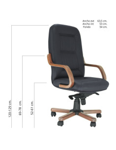 SILLÓN GIARDINO ALTO NEGRO 2