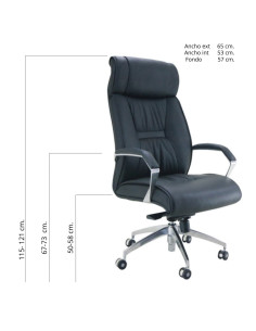 SILLÓN JARAMA NEGRO 2