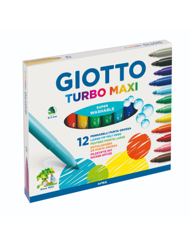 Rotulador GIOTTO TURBO MAXI 12...