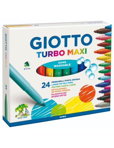 Rotulador GIOTTO TURBO MAXI 24...