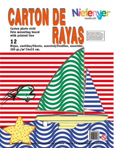 CARTÓN ESTRELLAS NEÓN 24 x...