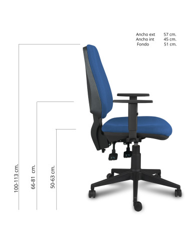 SILLA EQUIS ASYNCRO AZUL