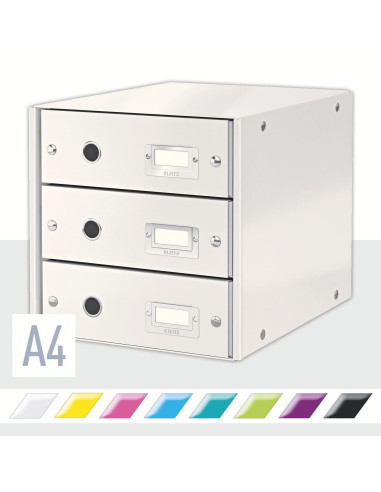 MODULO LEITZ PP 3 CAJONES BLANCO